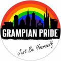 Grampian Pride logo with slogan, just be yourself