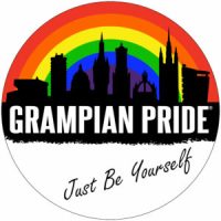 GP2020 ring slogan Grampian Pride logo with slogan, just be yourself